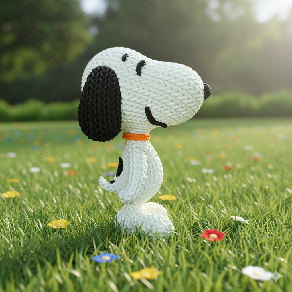 Snoopy Knitted