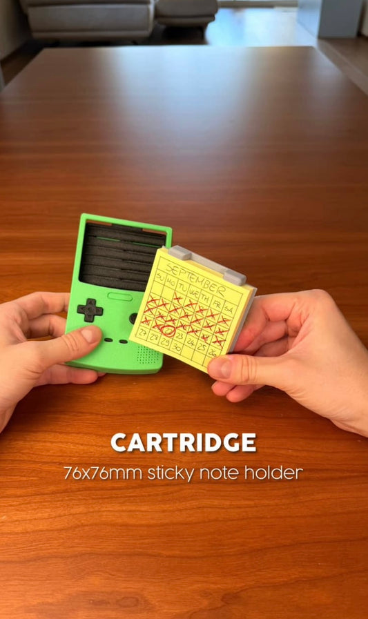 Memo Boy – Retro Sticky Note Holder 🎮📝