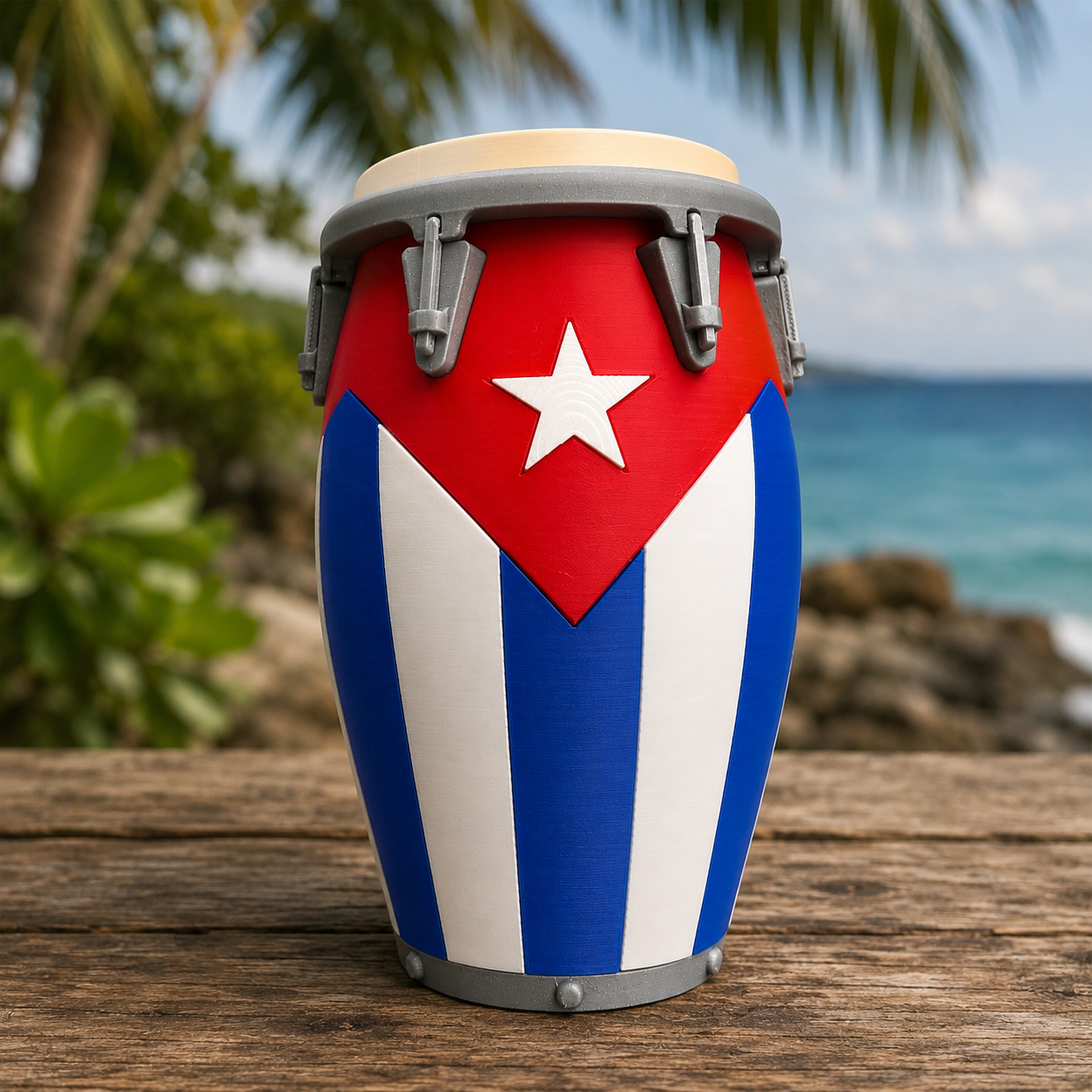 Cuba Conga Can Holder