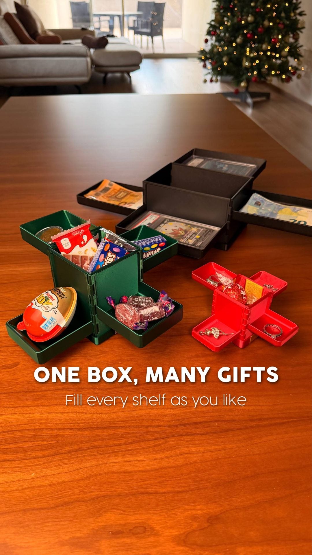 GIFT REVEAL BOX WITH A SPECIAL OPENING