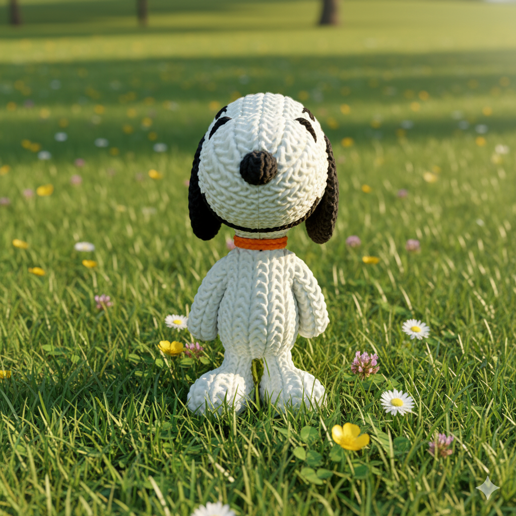 Snoopy Knitted