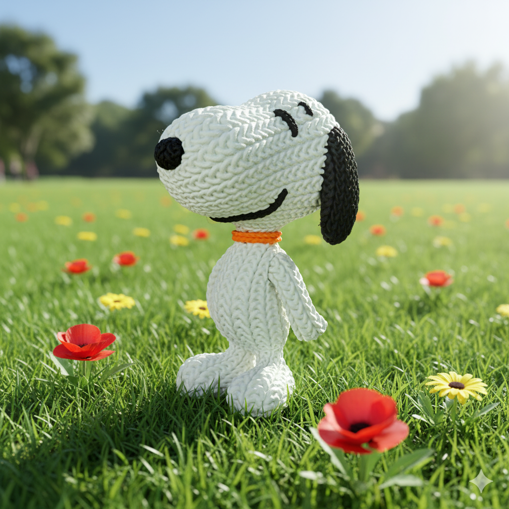 Snoopy Knitted