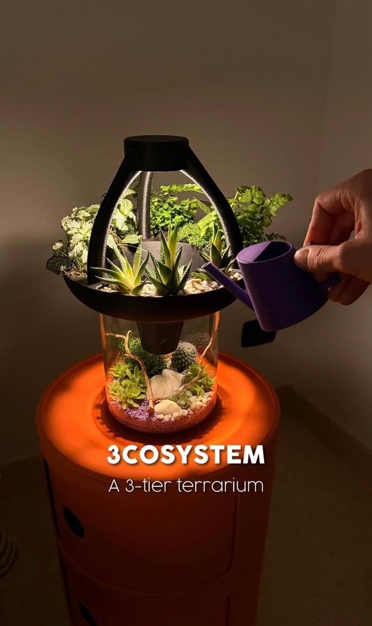 3COSYSTEM™ – Modular 3-Tier Terrarium Planter
