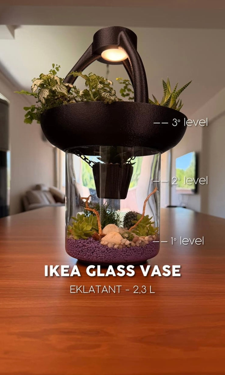 3COSYSTEM™ – Modular 3-Tier Terrarium Planter