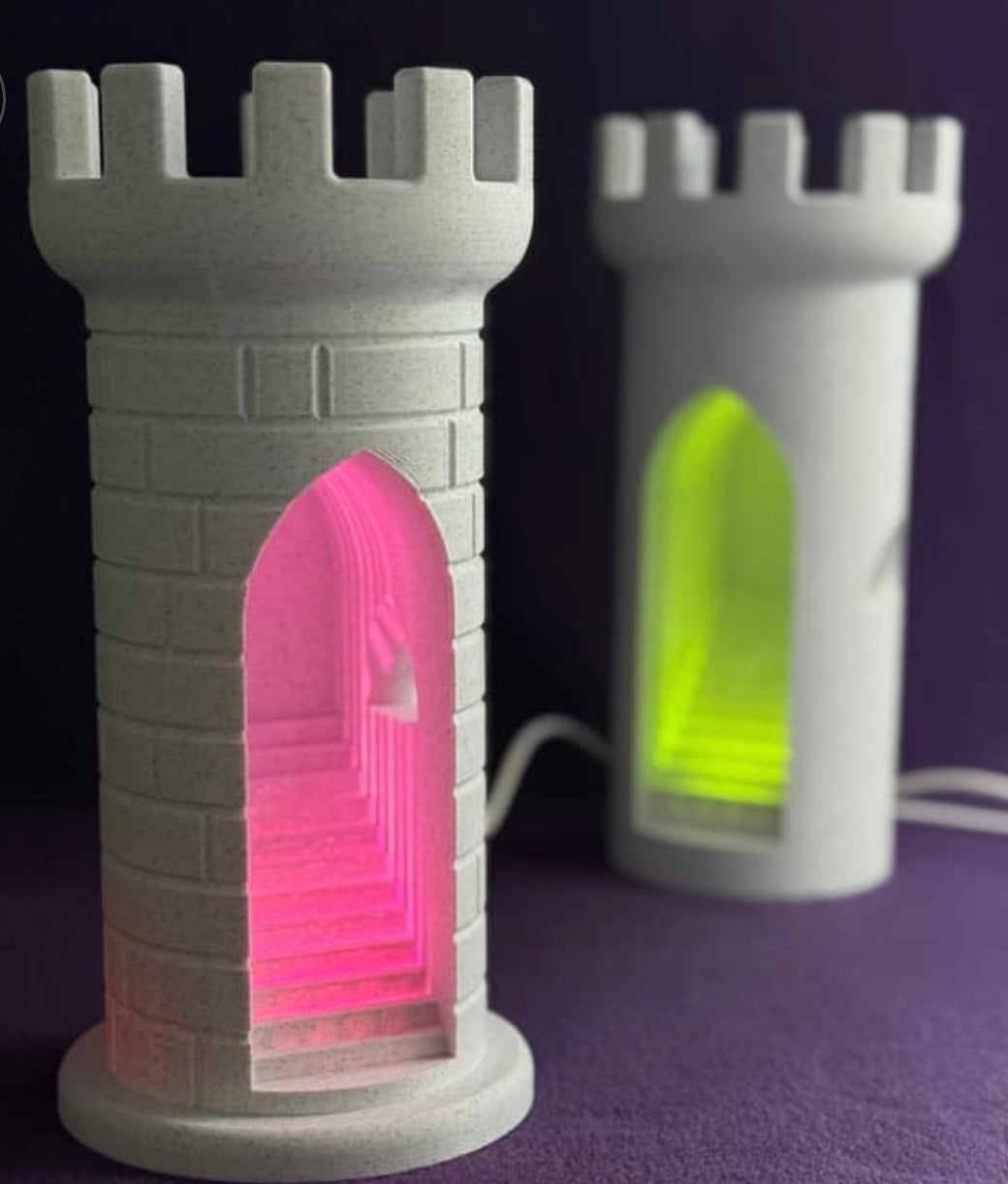 Aurora Tower Jewelry Lamp & Organizer