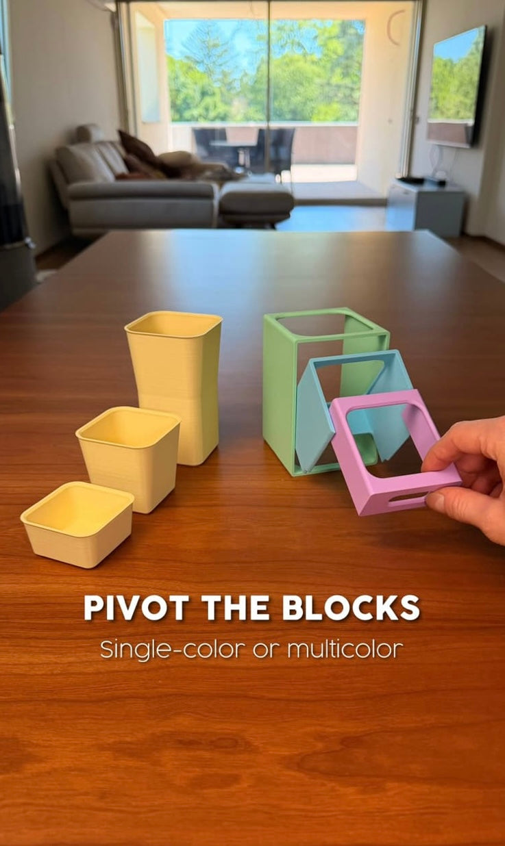 Pivot Organizer – Modular And Satisfying Desk Organizer