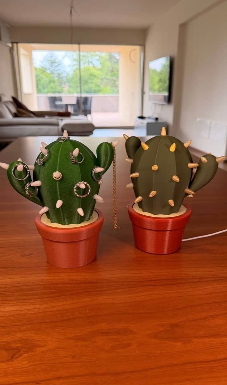 CACTICHARM – Cactus Jewelry Holder & Hidden Storage Organizer