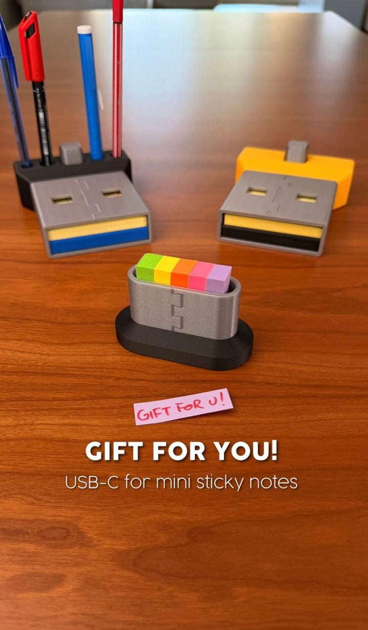 USB Note Sticky Holder 📋