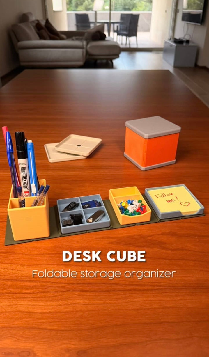 Desk Cube – Foldable Storage Organizer