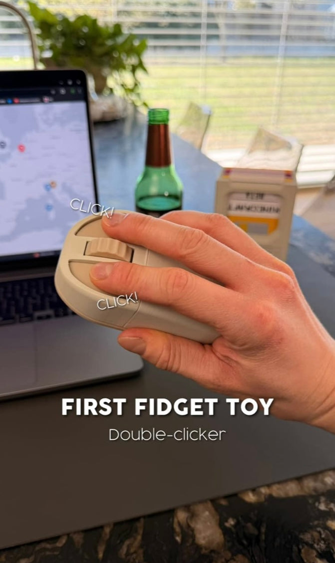 Mouse fidget bottle opener