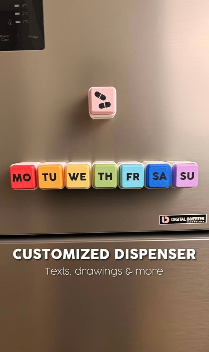Pill click dispenser