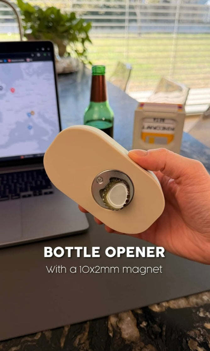 Mouse fidget bottle opener