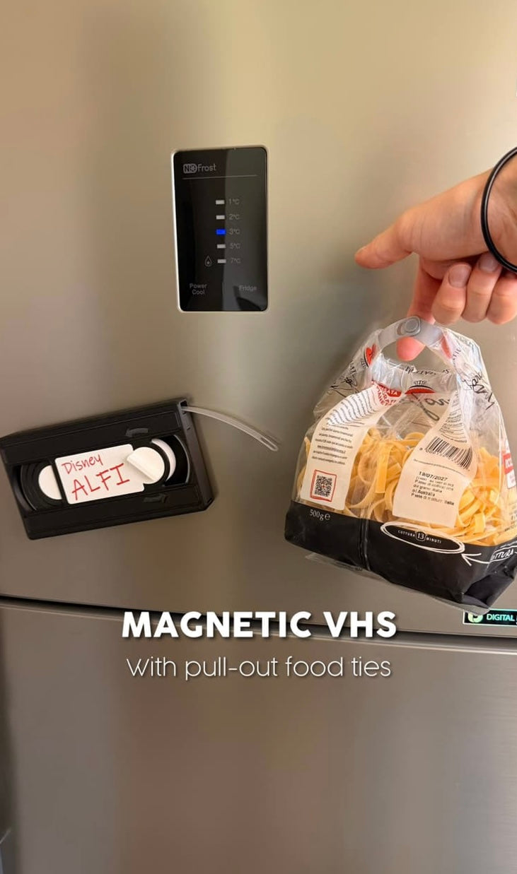 REWIND | MAGNETIC VIDEOTAPE BAG
SEALER