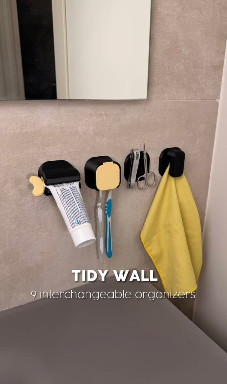 TIDY WALL | 9 INTERCHANGEABLE
ORGANIZERS