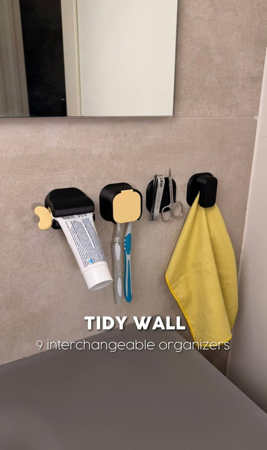 TIDY WALL | 9 INTERCHANGEABLE
ORGANIZERS