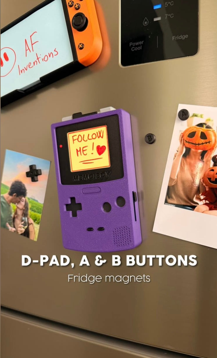 Memo Boy – Retro Sticky Note Holder 🎮📝