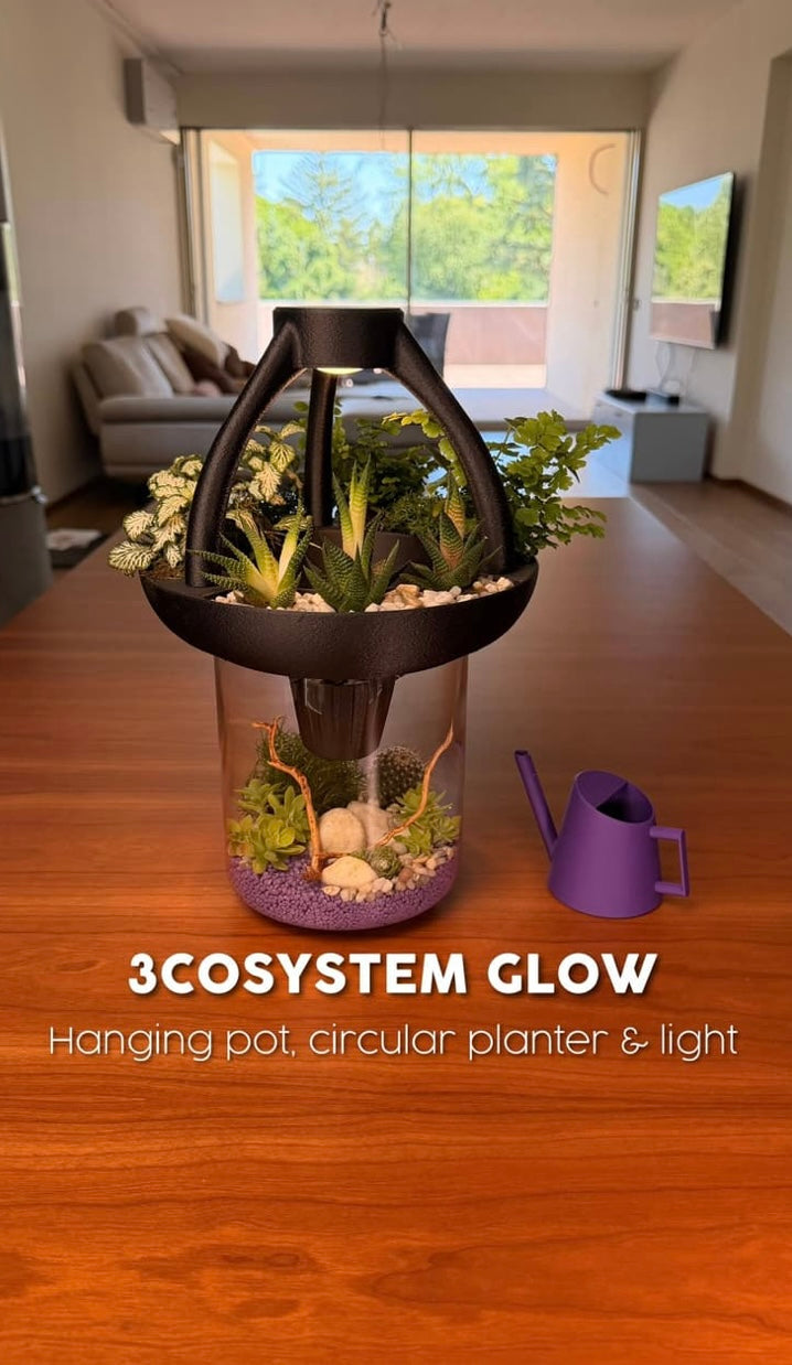 3COSYSTEM™ – Modular 3-Tier Terrarium Planter