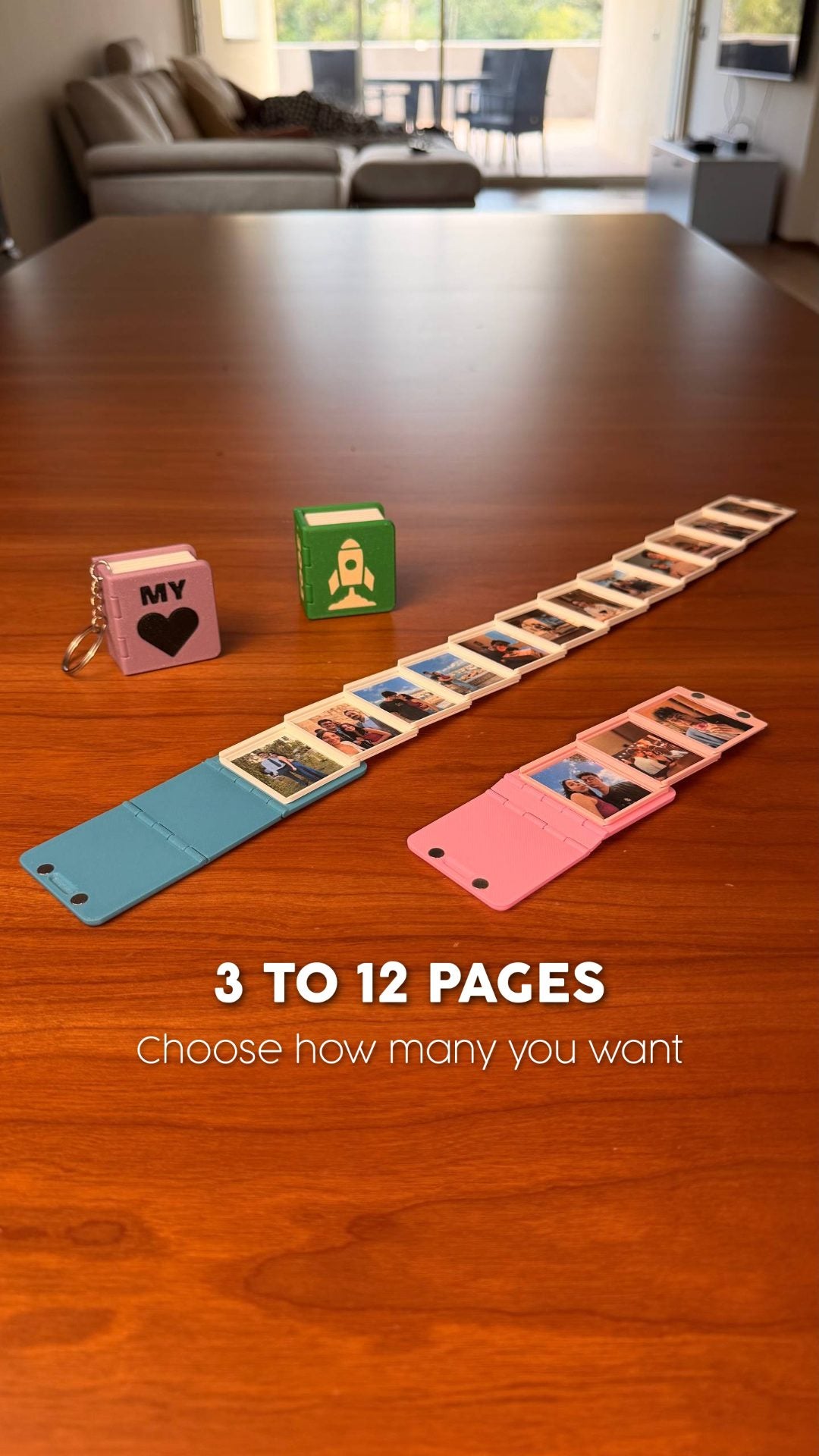 KEY BOOK | MINI PHOTO BOOK KEYCHAIN