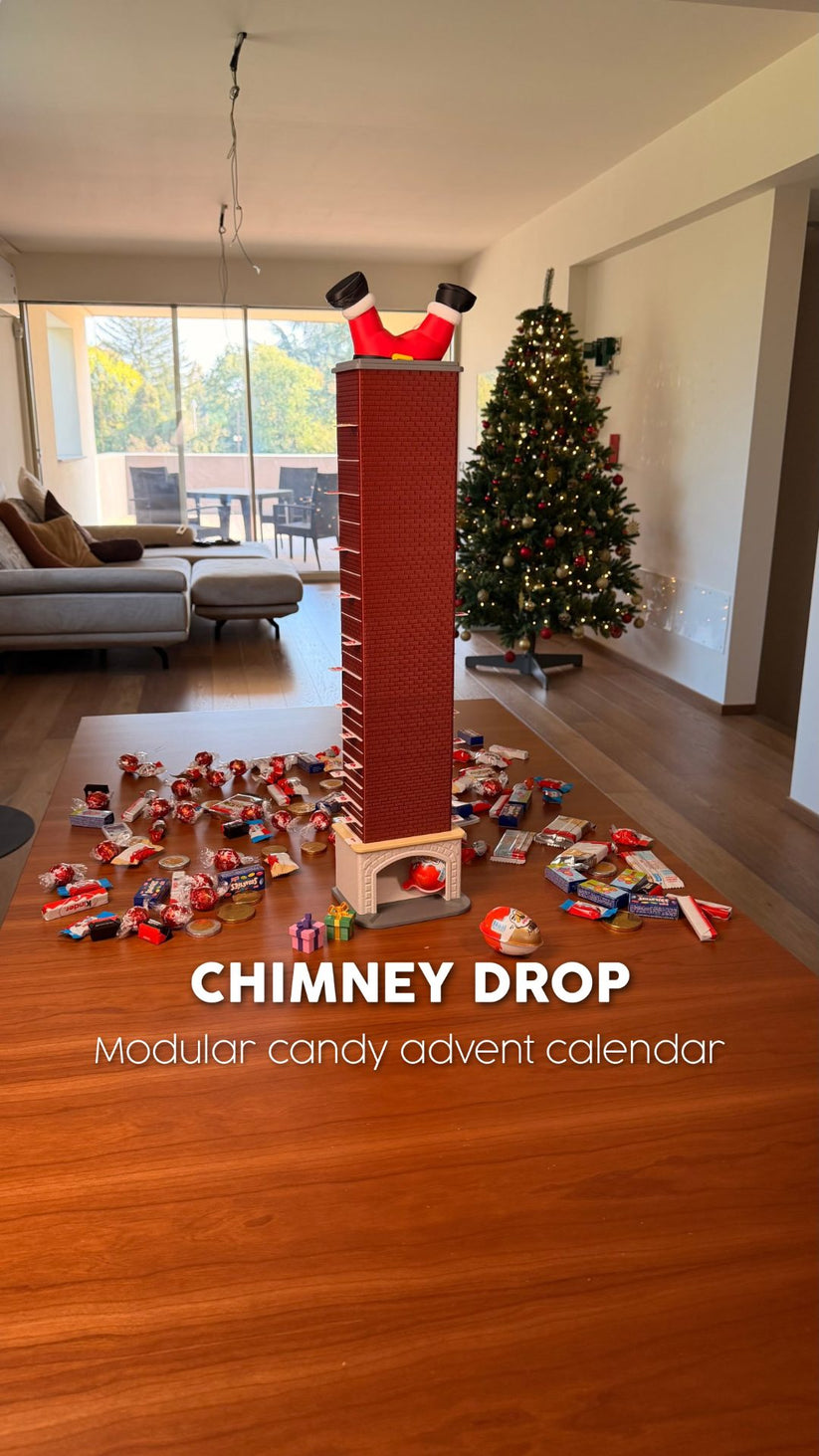 CHIMNEY DROP | MODULAR CANDY ADVENT CALENDAR – 3D Visions Art