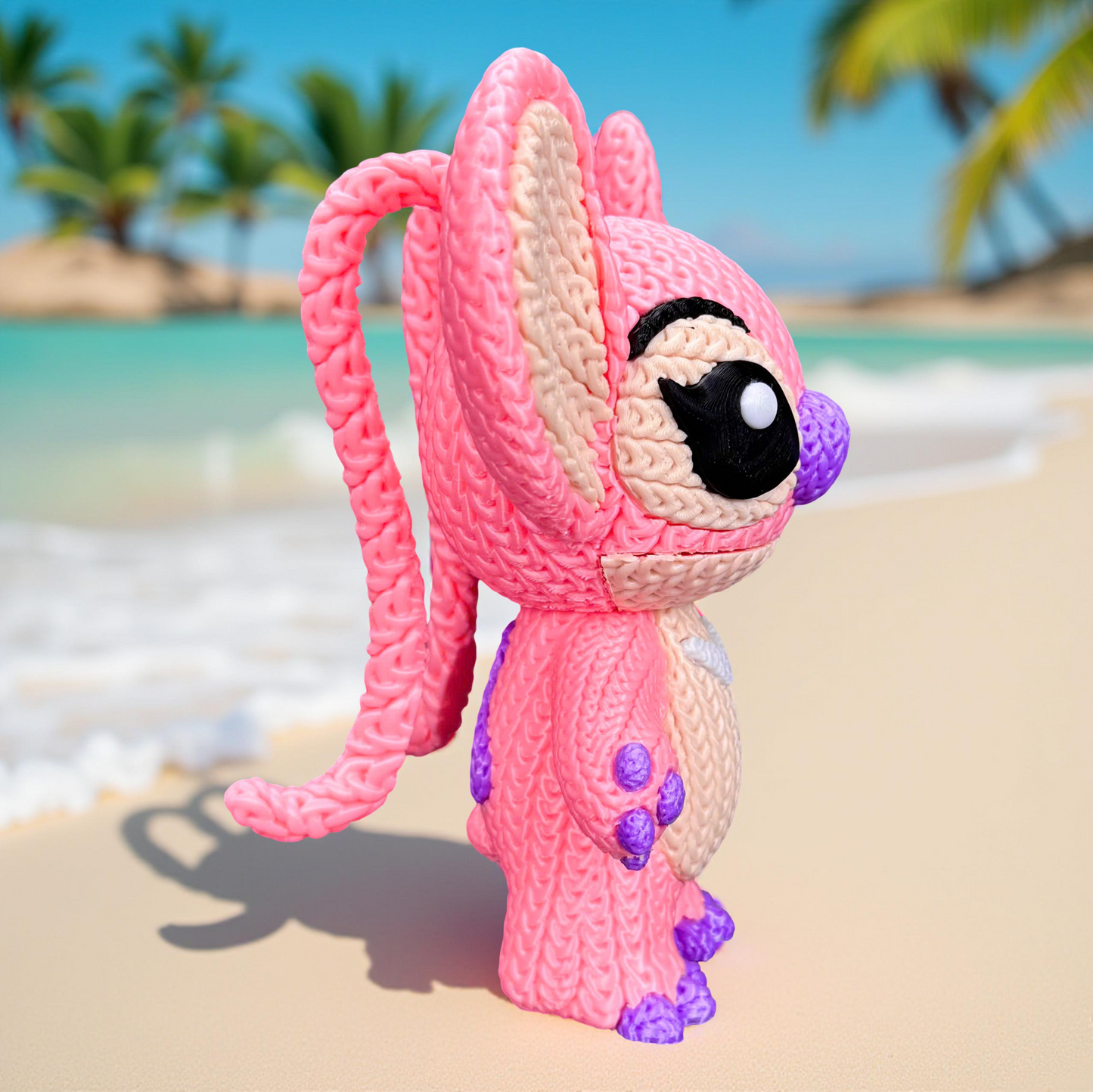 Ángel de punto a crochet