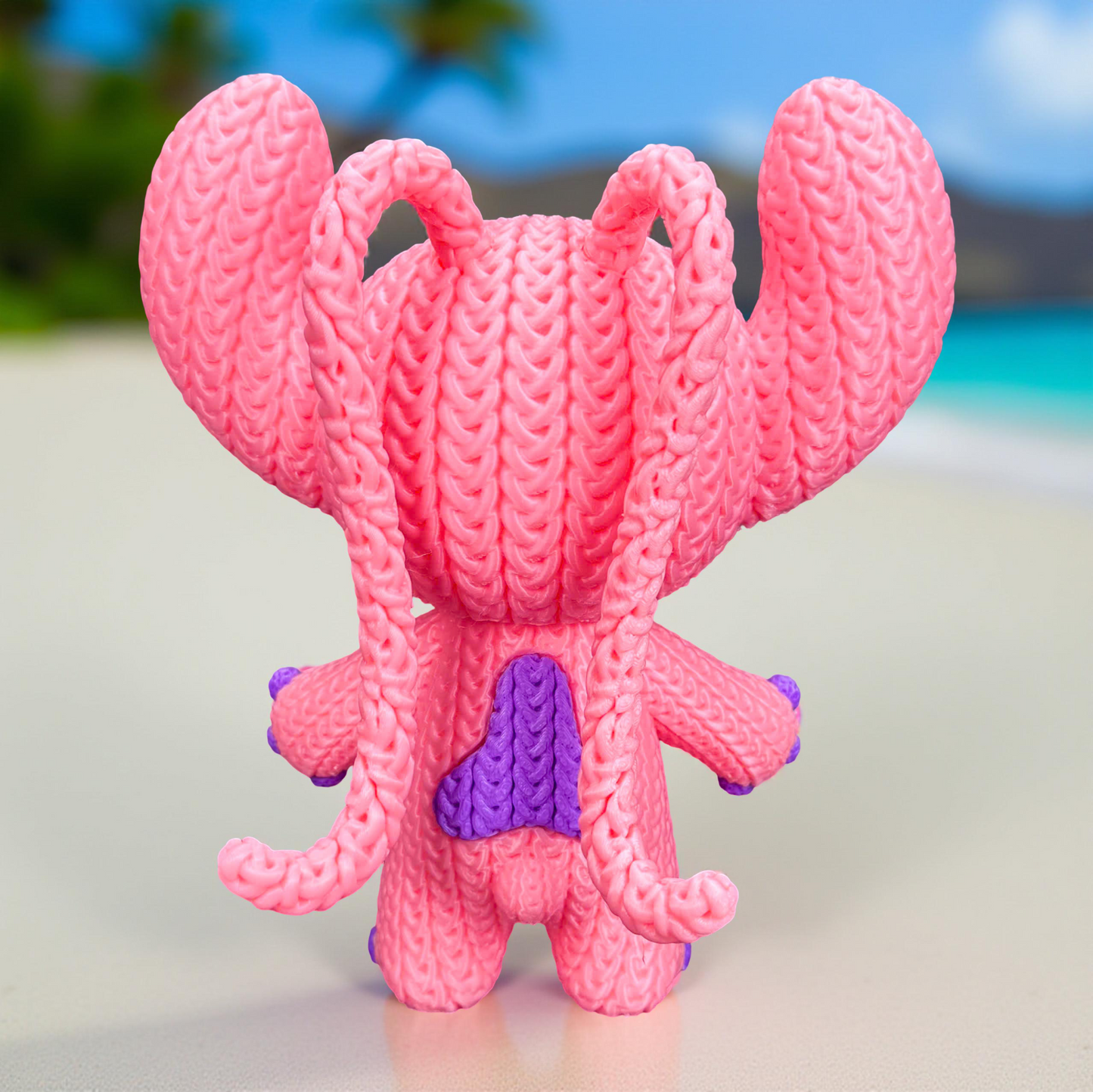 Ángel de punto a crochet