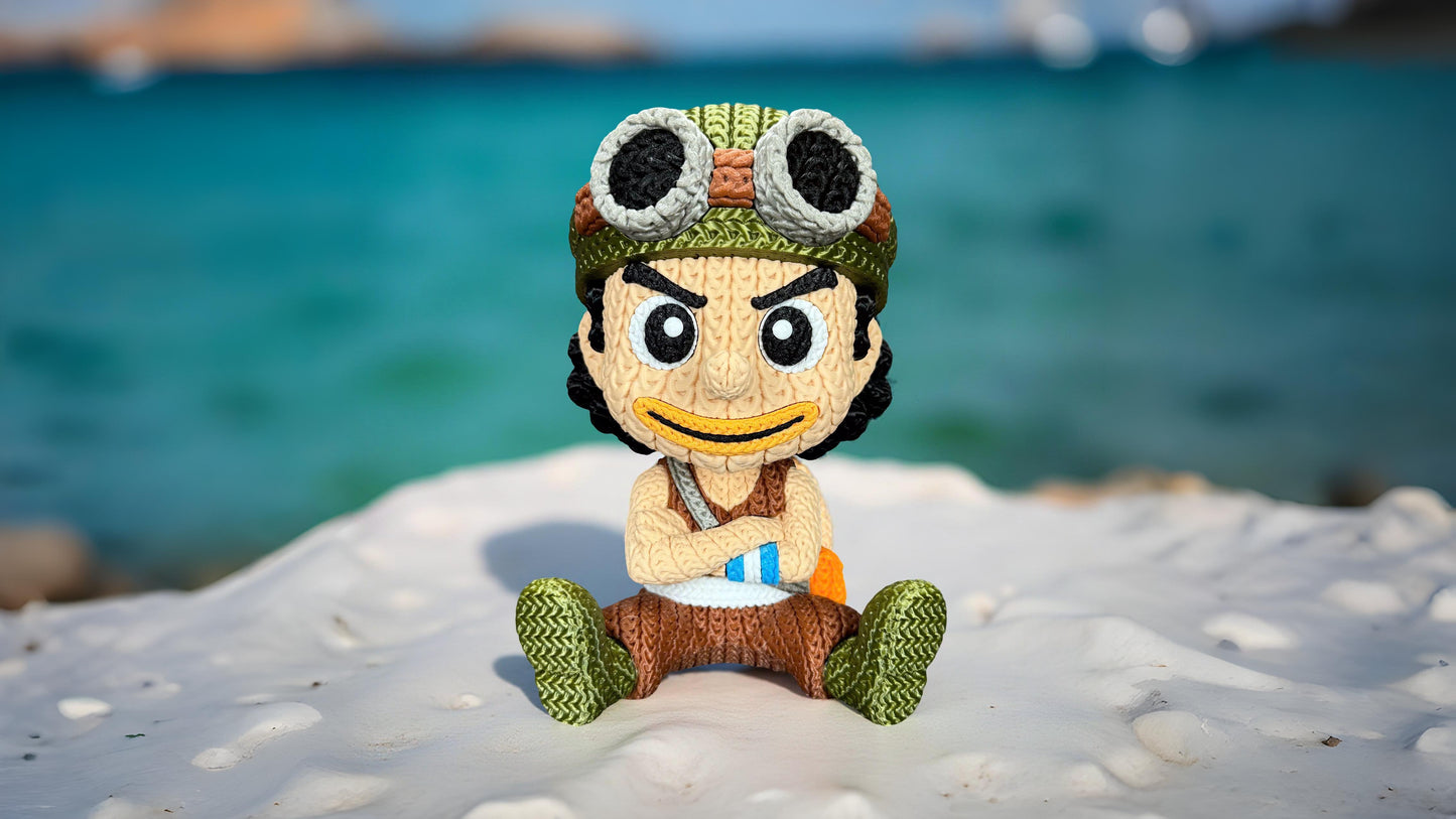 Usopp de punto a ganchillo
