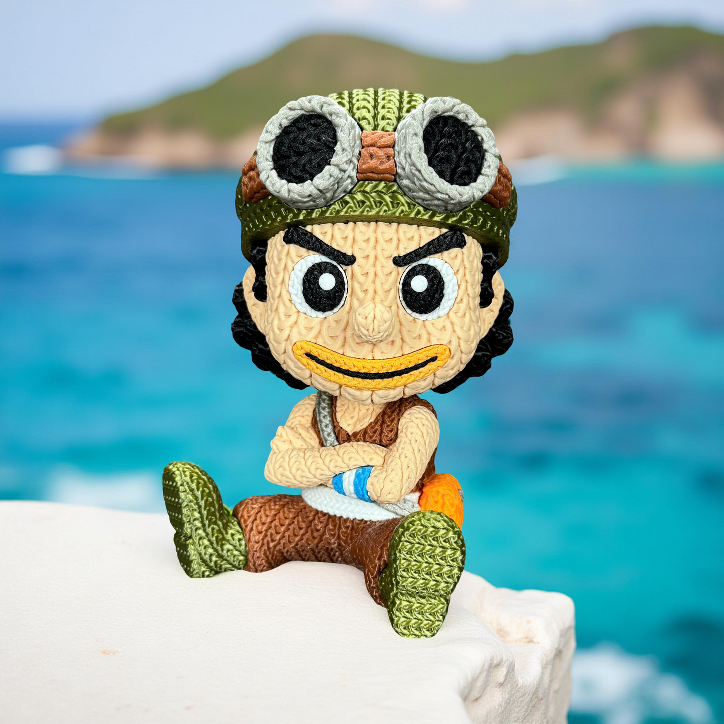 Usopp de punto a ganchillo