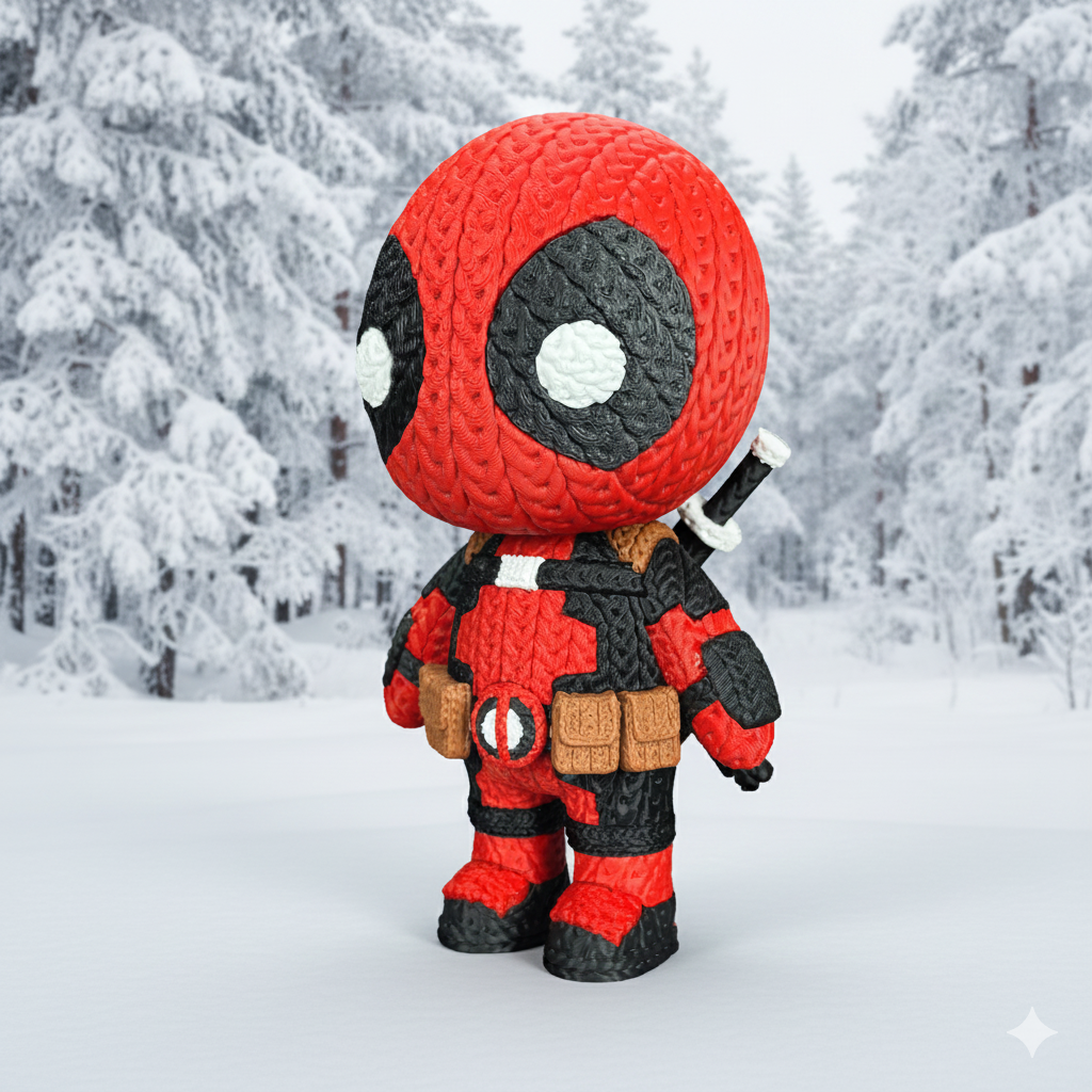 Deadpool Knitted