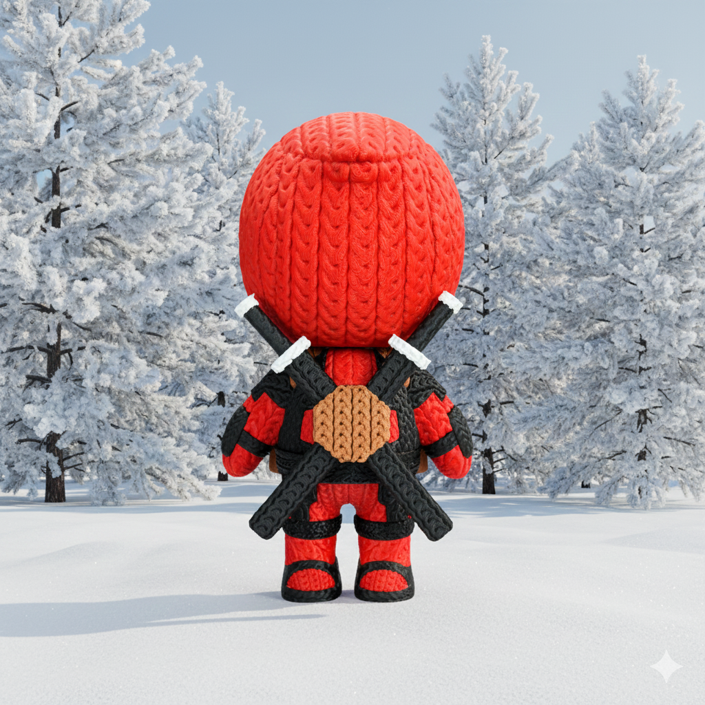 Deadpool Knitted