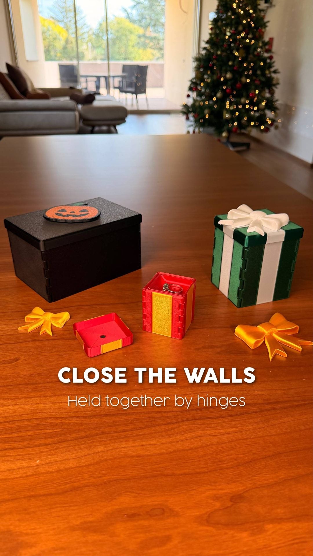 GIFT REVEAL BOX WITH A SPECIAL OPENING