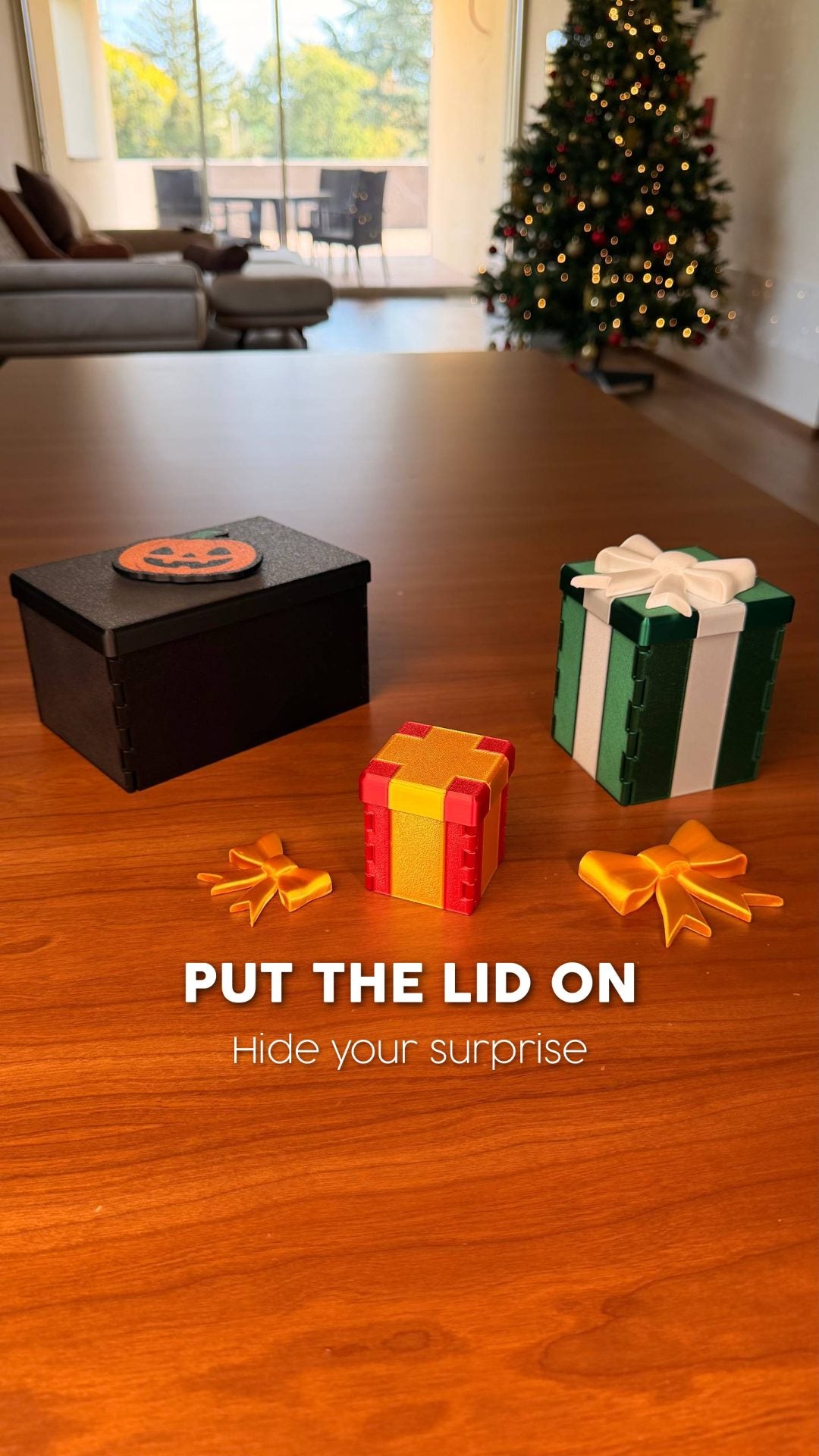 GIFT REVEAL BOX WITH A SPECIAL OPENING